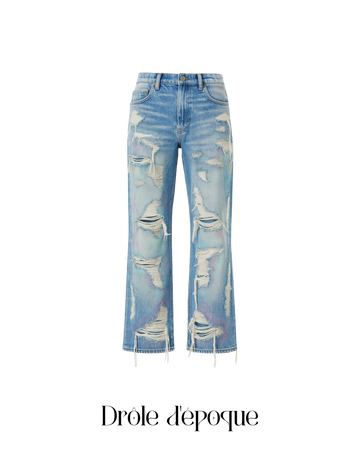 Destroyed Denim Pants