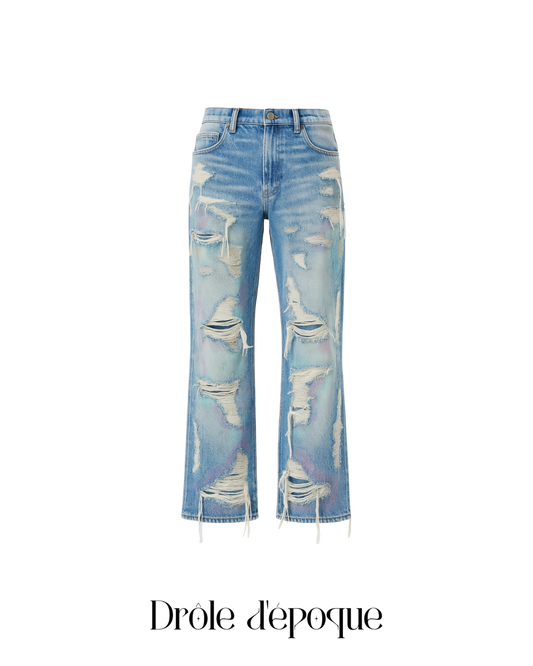Destroyed Denim Pants