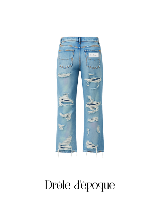 Destroyed Denim Pants