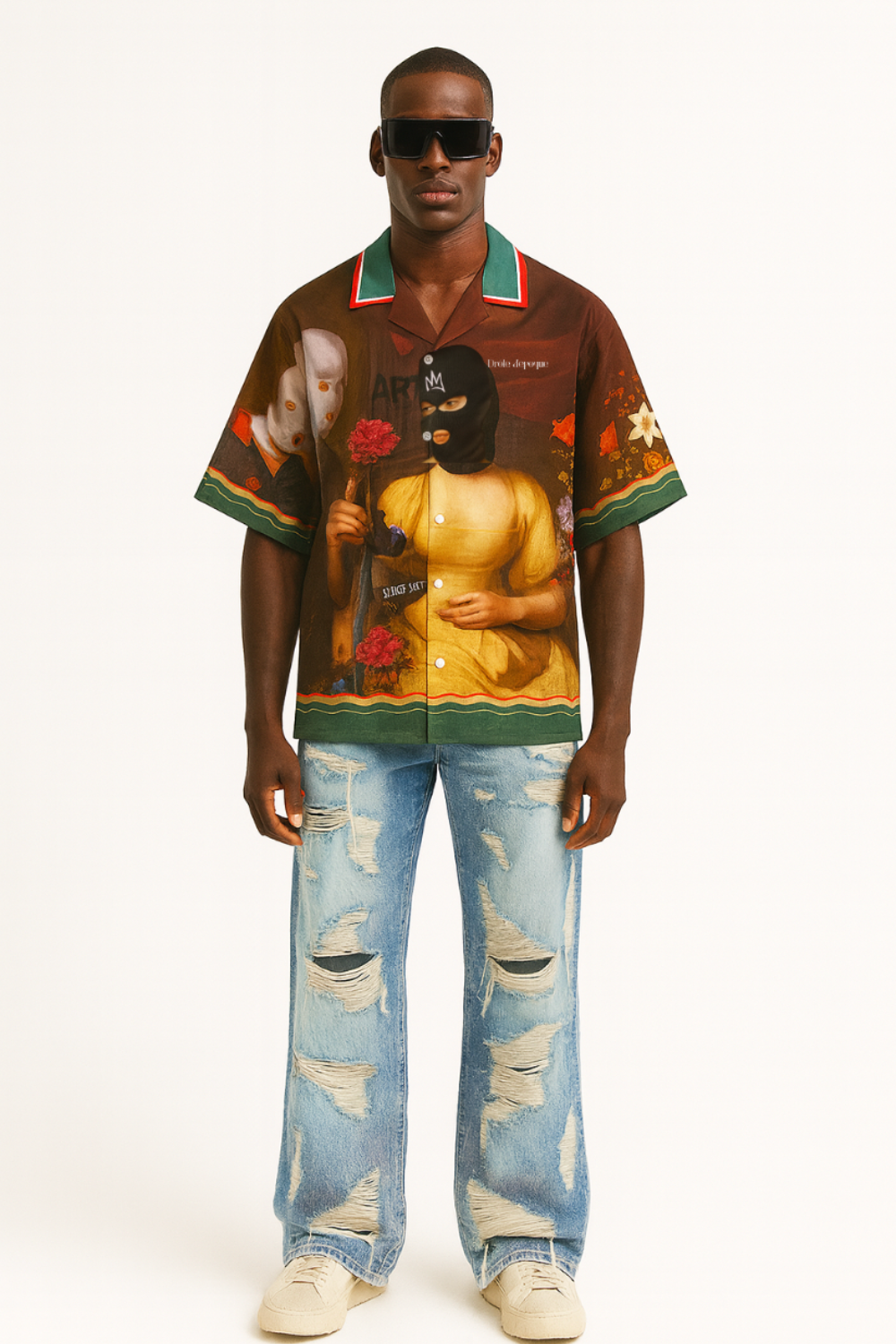 Destroyed Denim Pants