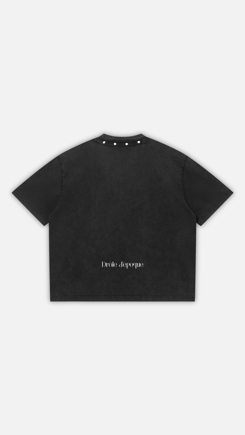 Unisex Washed Boxy Studded T-Shirt