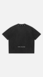 Unisex Washed Boxy Studded T-Shirt