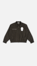 Unisex Plaid Full-Zip Track Jacket