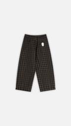 Unisex Plaid Wide Leg Pants