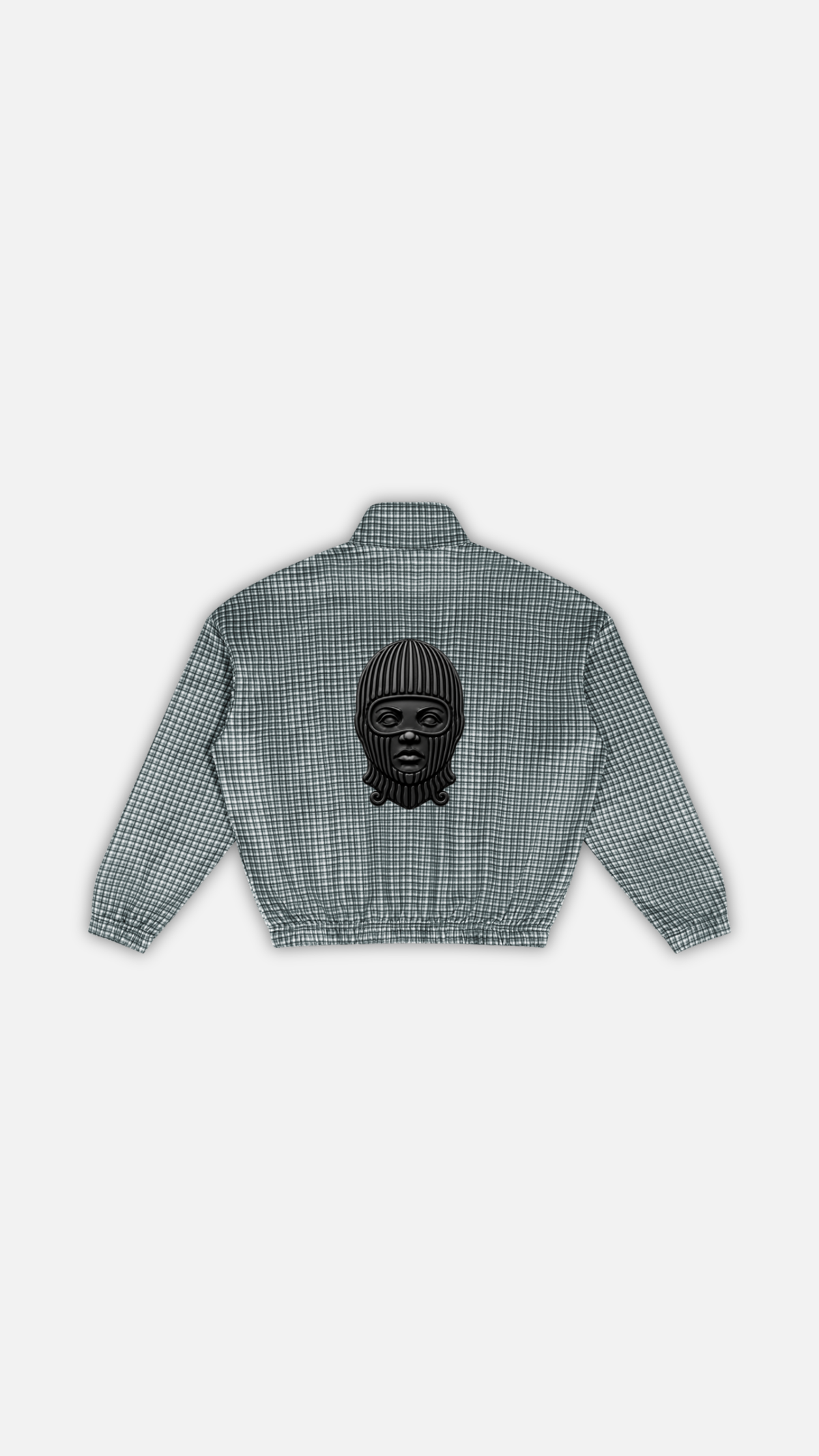 Unisex Plaid Quarter-Zip Sweatshirt