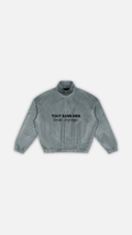 Unisex Plaid Quarter-Zip Sweatshirt