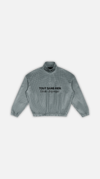 Unisex Plaid Quarter-Zip Sweatshirt