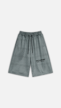Unisex Plaid Drawstring Shorts