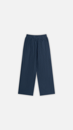 Unisex Striped Pleated Pants