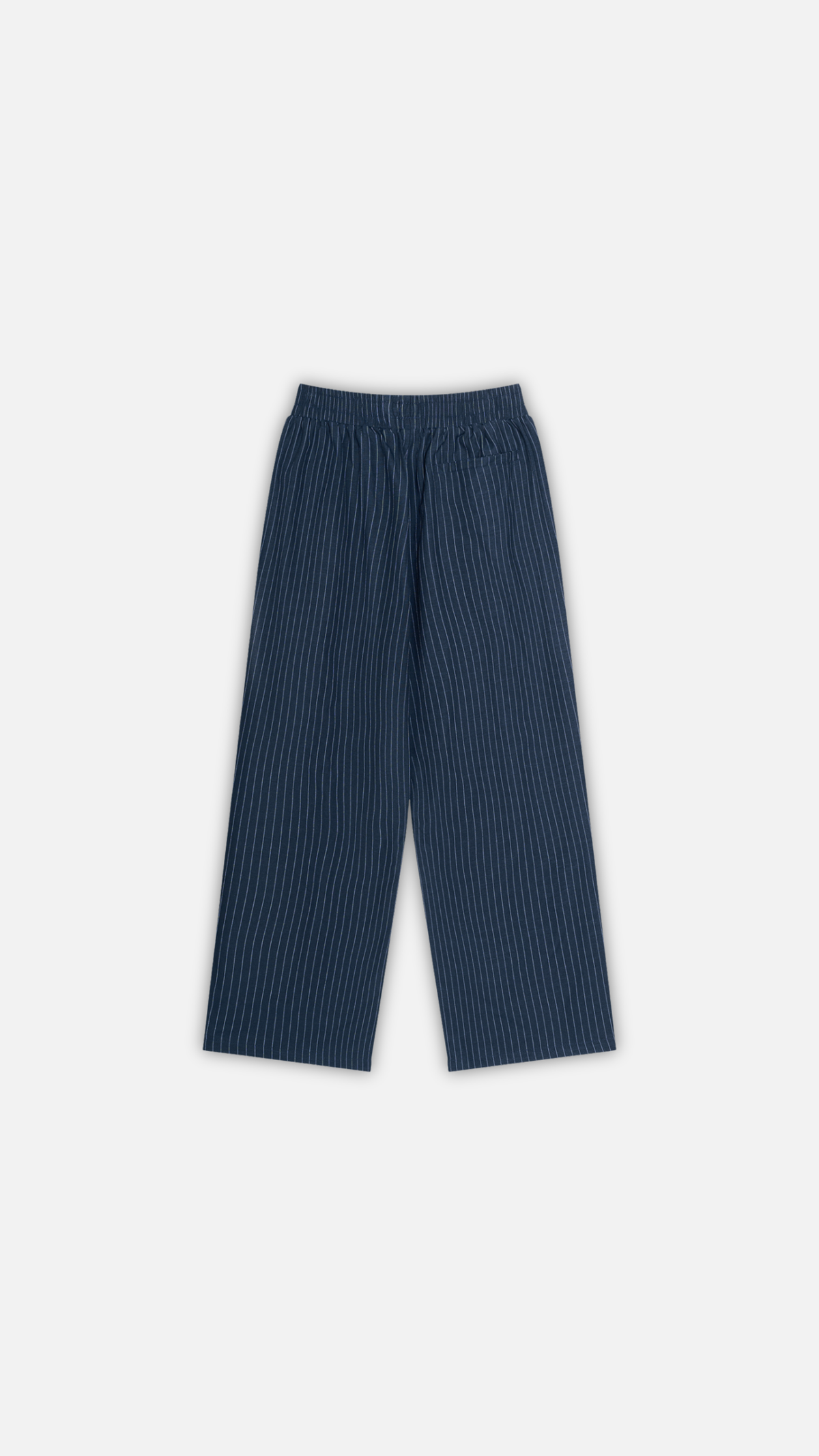 Unisex Striped Pleated Pants