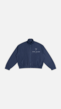 Unisex Striped Full-Zip Track Jacket