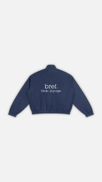 Unisex Striped Full-Zip Track Jacket