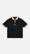 Unisex Color Block Polo Shirt