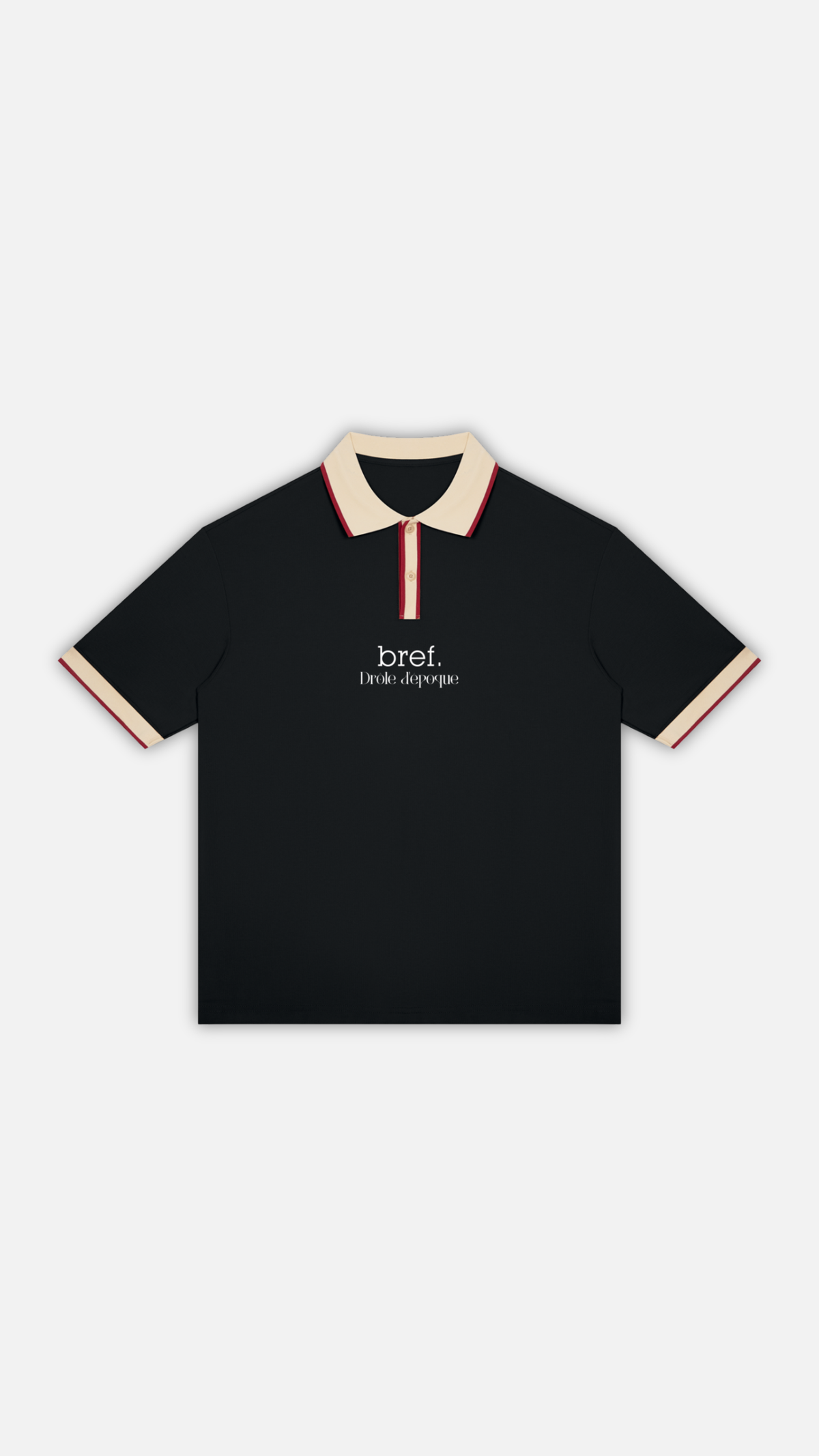 Unisex Color Block Polo Shirt