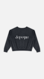 Unisex Raw Edge Crewneck Sweatshirt