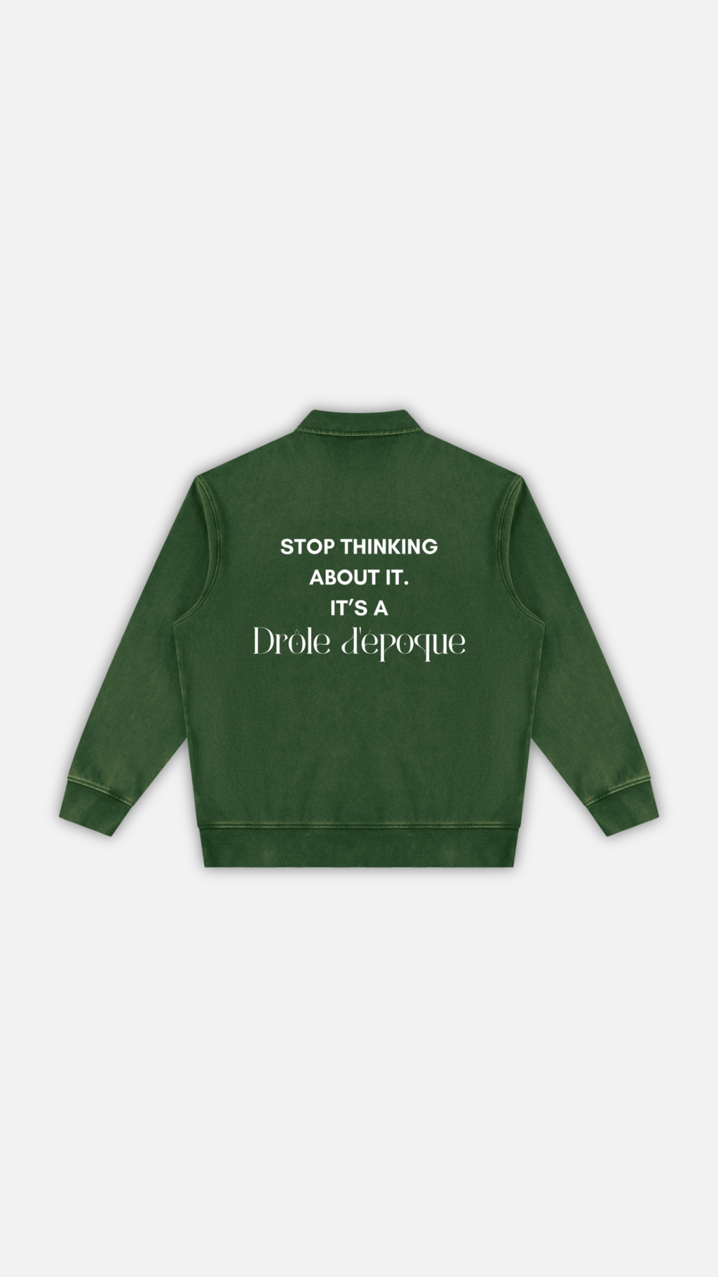 Unisex Vintage Wash Quarter-Zip Sweatshirt