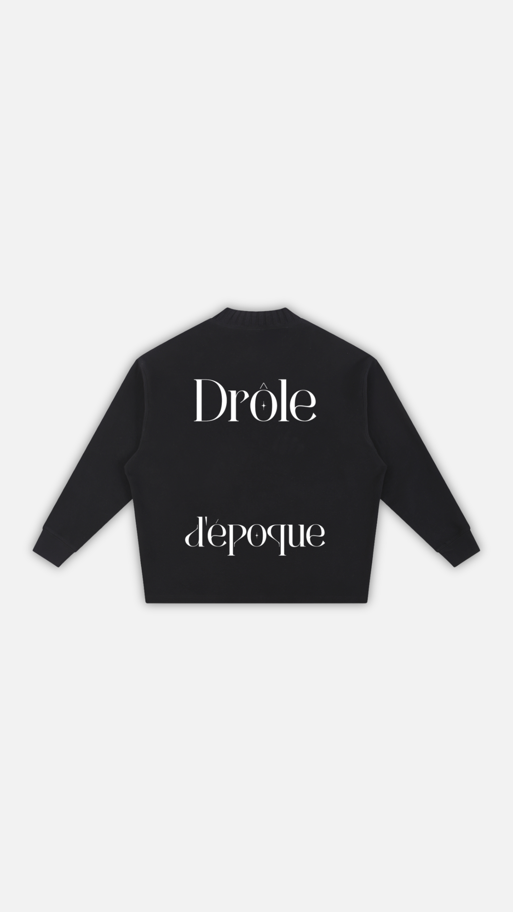 Knitted Round Neck Oversize Sweatshirt