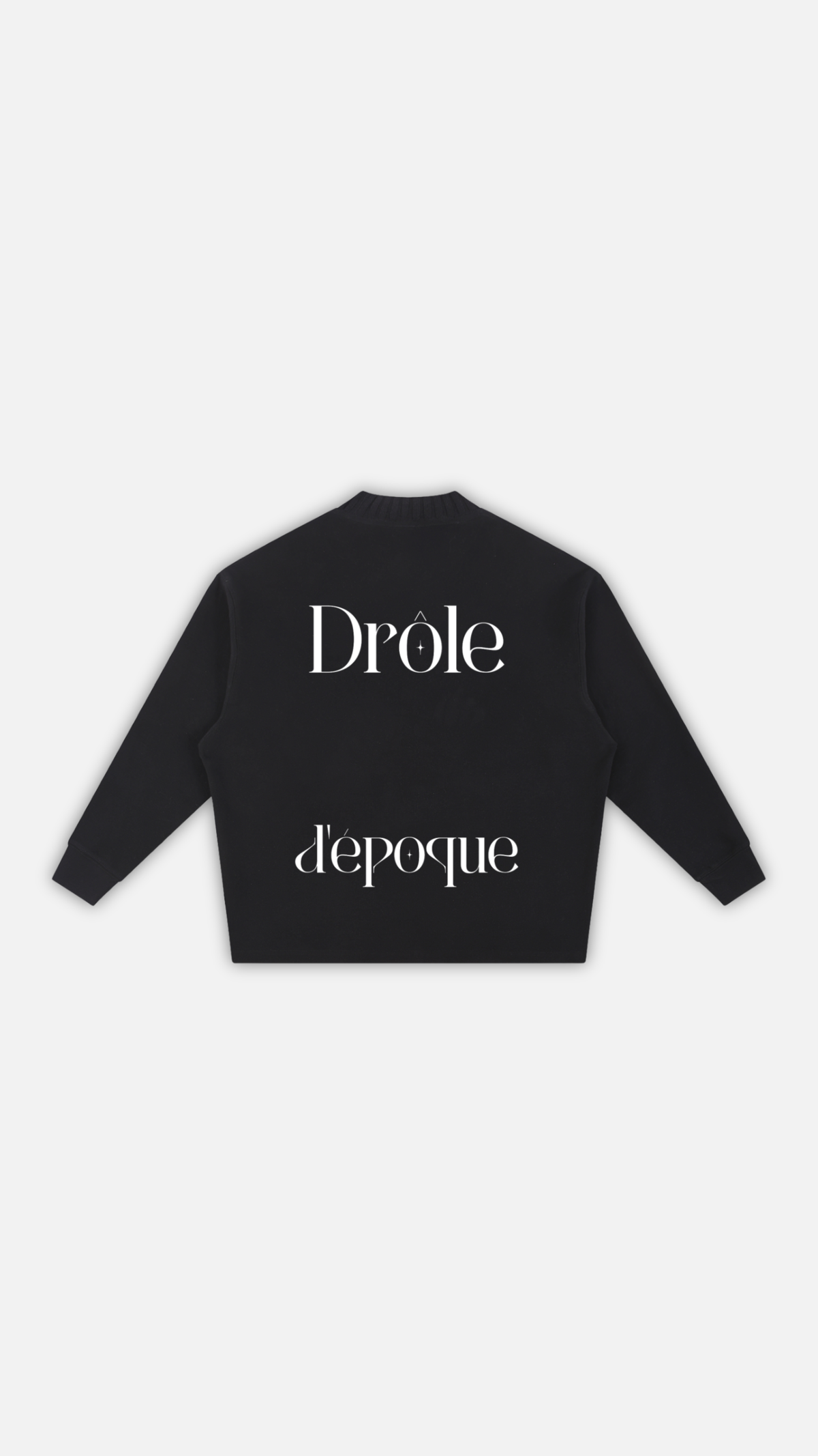 Knitted Round Neck Oversize Sweatshirt