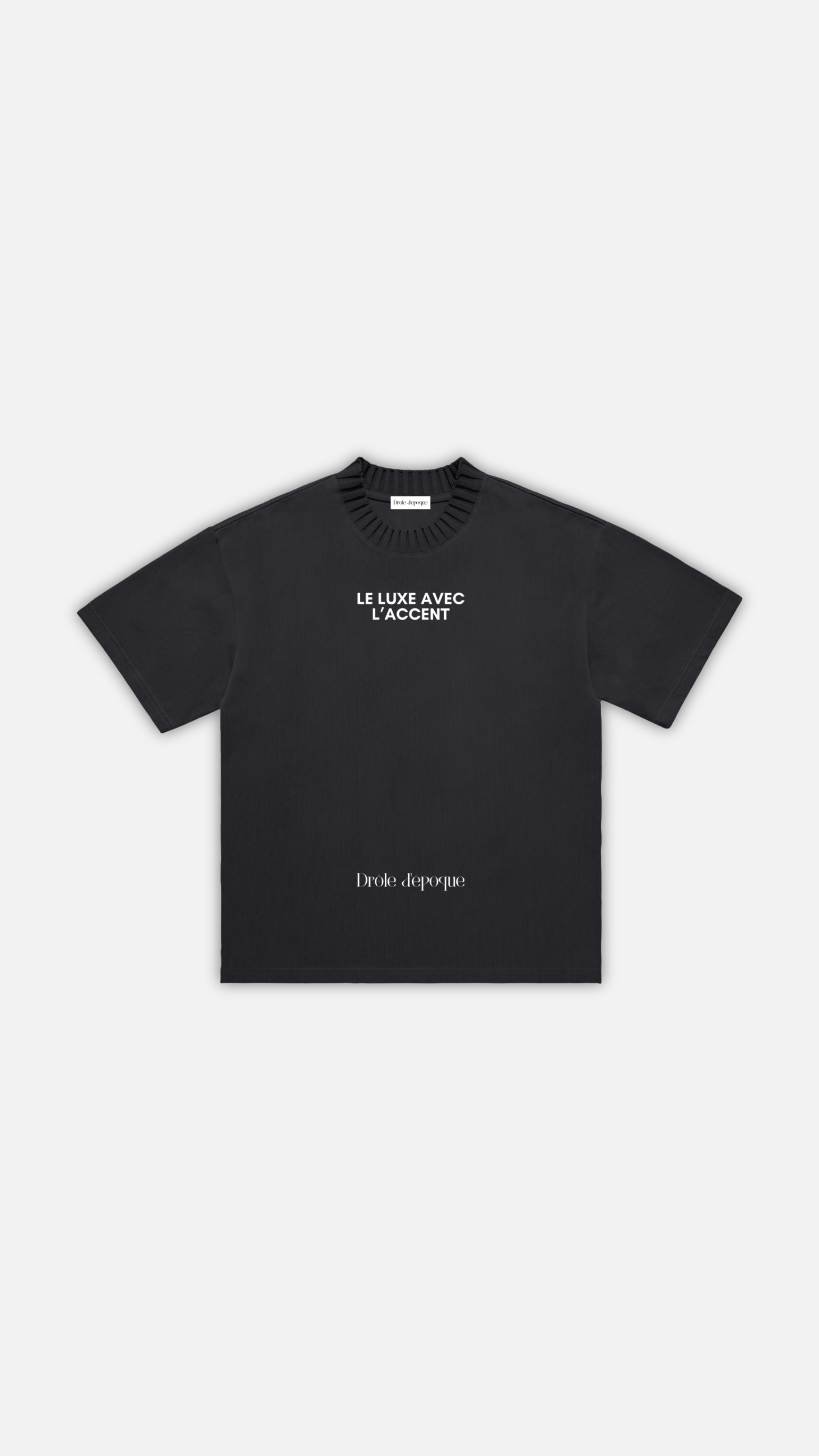 T-shirt luxe avec l'accent