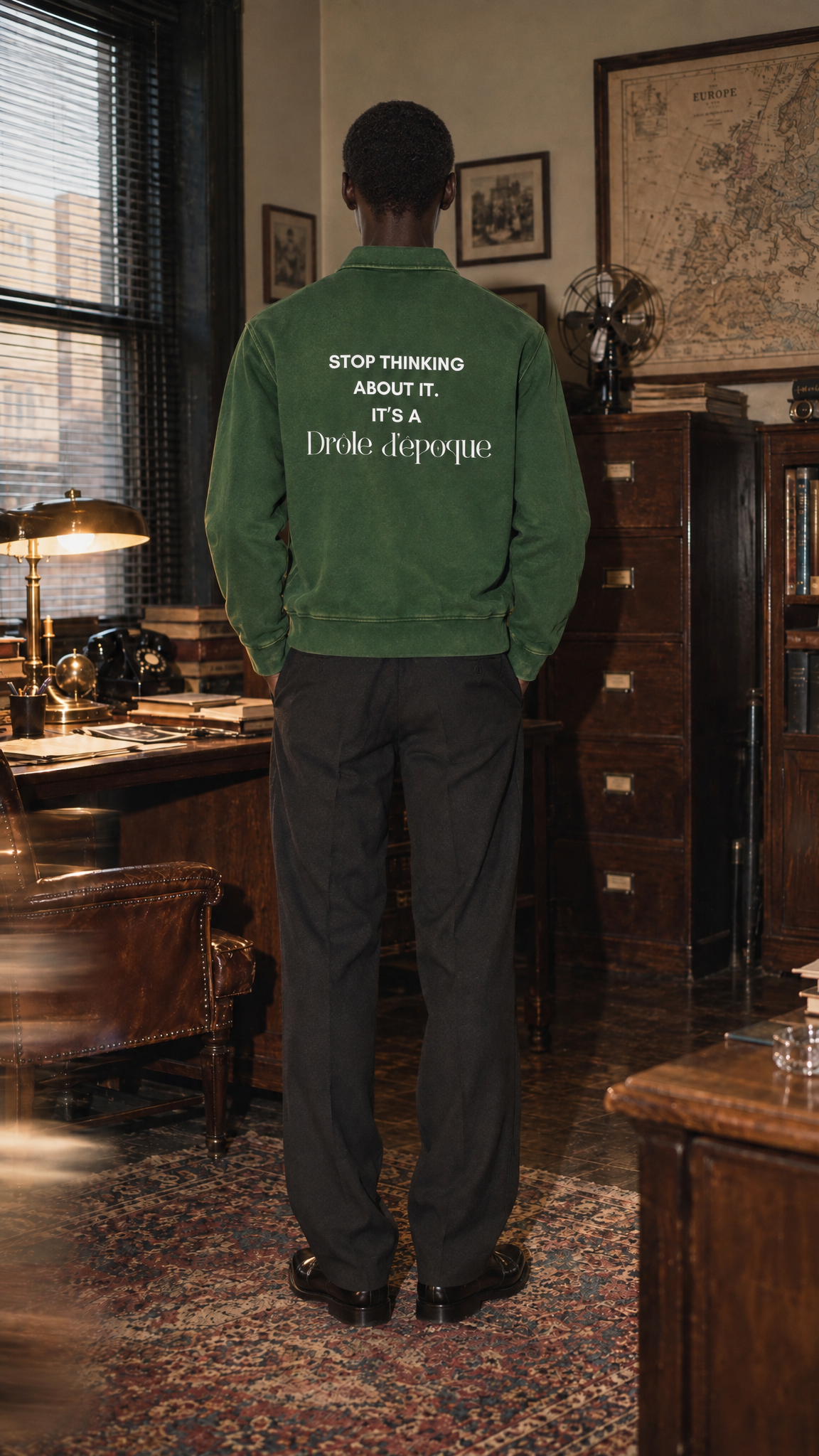 Unisex Vintage Wash Quarter-Zip Sweatshirt